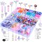 3200 Pieces Girls Toys Bracelet Making Kit, Unicorn/Mermaid Clay Beads Jewelry Activity Kit, DIY Crafts Birthday Christmas Gifts for Girls Ages 5 6 7 8 9 10 11 12 Years Old (Light Pink)
